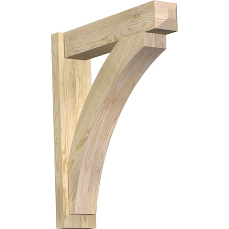 Ekena Millwork Thorton Rough Sawn Craftsman Outlooker, Douglas Fir, 6"W x 26"D x 30"H OUT06X26X30THR04RDF